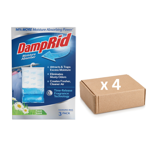DampRid Fresh Scent Hanging Moisture Absorber, 3-in-a-Pack (16oz)