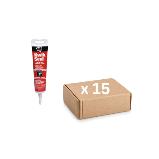 DAP 74853 162ml (5.5oz) Kwik Seal Kitchen & Bath Adhesive Caulk Tube
